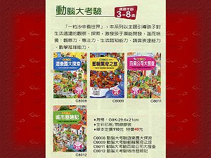 動腦大考驗(全套4本),詳盡說明介紹