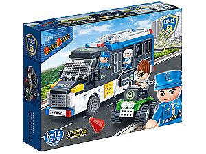 BanBao邦寶積木 防暴警車(回力),詳盡說明介紹