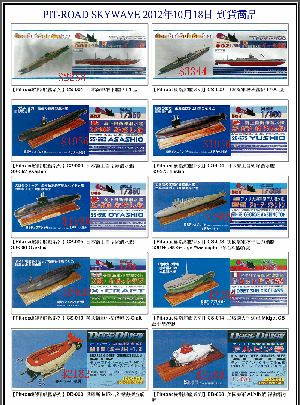 2012-10月PIT-ROAD模型快報,詳盡說明介紹