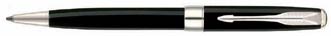 Laque - Black  with Silver Plated Trim Ball Pen,More description