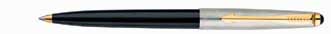 派克新45型黑色鋼套金夾原子筆,詳盡說明介紹
