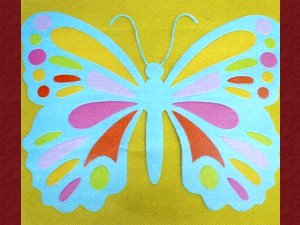 蝴蝶造型板