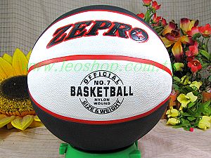 zepro彩色籃球(黑白)