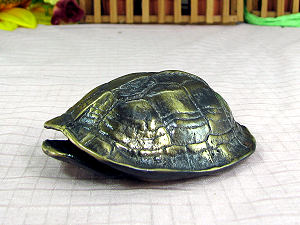 銅器藝品 銅龜殼,詳盡說明介紹