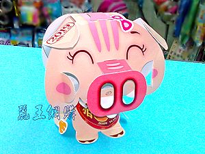 豬年紙雕折紙藝術燈籠 粉紅豬,詳盡說明介紹