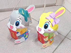 團購500入2種造型混箱 兔年diy紙雕折紙藝術燈籠,詳盡說明介紹