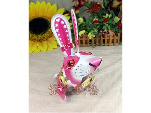 兔年燈籠 好彩頭兔 粉紅色,詳盡說明介紹