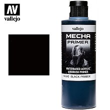 AV水性漆 Vallejo Mecha Color 機甲色彩 黑色底漆,AV水性漆 Vallejo Mecha Color 機甲色彩 黑色底漆