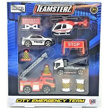 Teamsterz 緊急救難車組(4入),Teamsterz 緊急救難車組(4入)