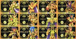 Saint Seiya Gold Cloth12in1, More description
