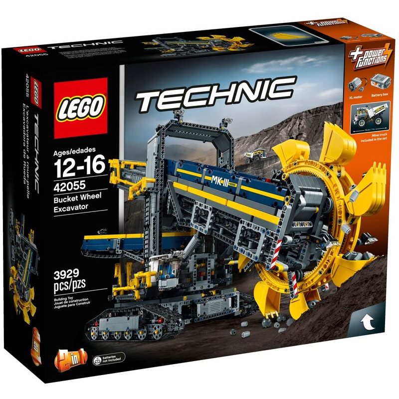 Lego Technic 科技系列巨型滾輪挖土機.樂高Technic工藝系列.麗王.鋼彈 