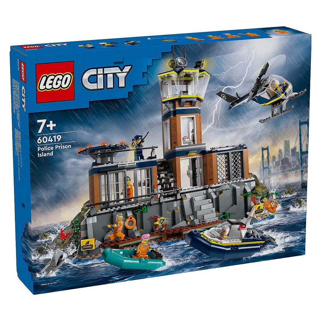 Lego 樂高City城市60419 監獄島.麗王網購.鋼彈.鋼彈模型.玩具